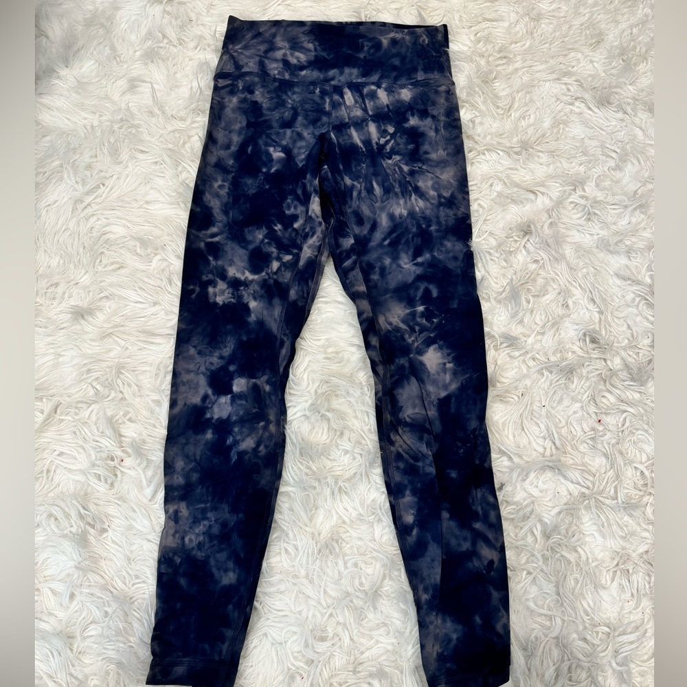 COPY - Lululemon Diamond Dye Blue HR Align Sz 8 28”